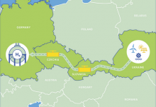 Środkowo-Europejski Korytarz Wodorowy połączy ze sobą Niemcy, Słowację, Czechy oraz Ukrainę.