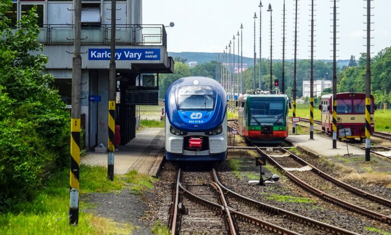 Kolej w Czechach jest wciąż modernizowana.