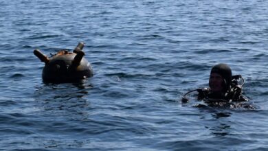 Pływające miny na Morzu Czarnym zagrażają handlowi zbożem i ropą