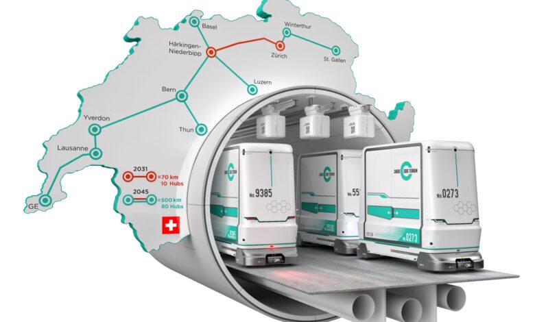 Szwajcarzy zgodzili się na podziemny transport towarowy