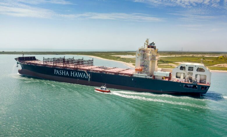 Pasha Hawaii odebrała nowy kontenerowiec napędzany LNG