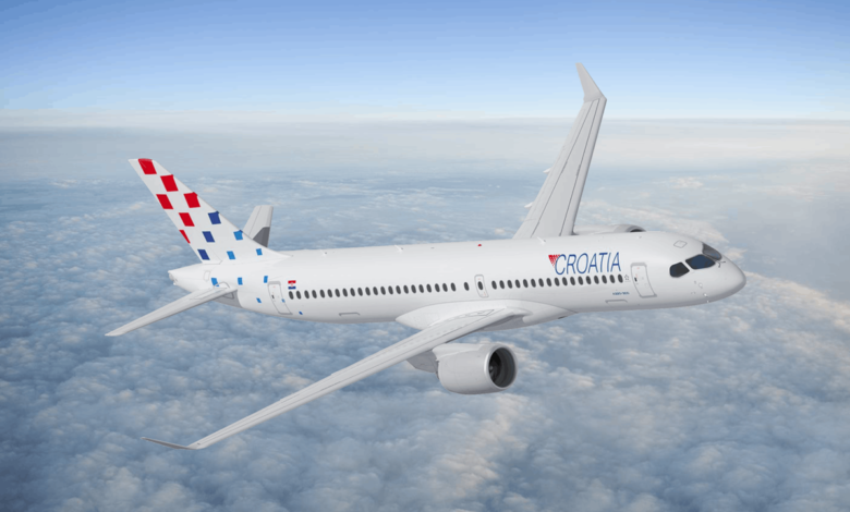 Croatia Airlines złożyły zamówienie na 6 samolotów Airbus A220
