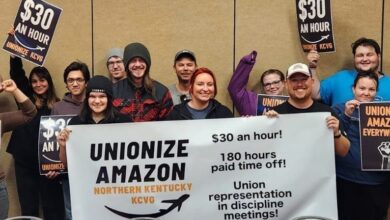Pracownicy największego obiektu Amazon chcą związku zawodowego