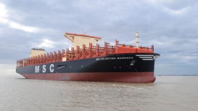 Gigantyczny kontenerowiec MSC Celestino Maresca dołącza do floty