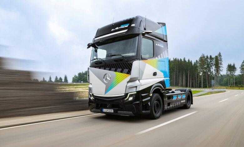 DB Schenker kupuje ciężarówki elektryczne eActros LongHaul 