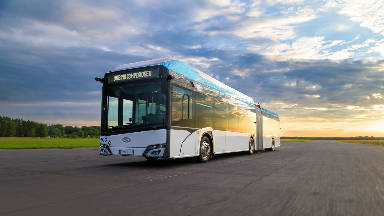 Niemcy składają rekordowe zamówienie na wodorowe autobusy Solaris