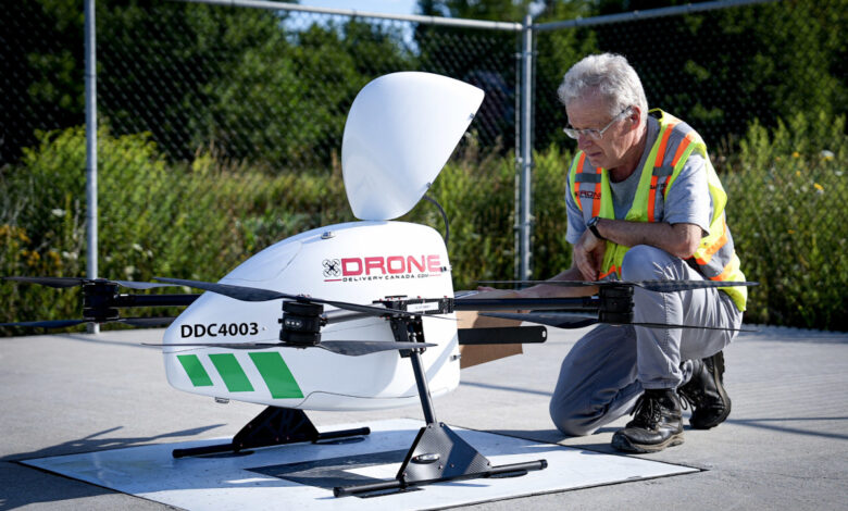 Kanadyjska firma kończy pierwsze udane loty dronem dostawczym