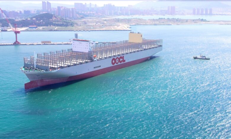 OOCL dodaje do floty kolejny ultraduży kontenerowiec 