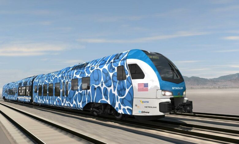 Kalifornia FLIRTuje z wodorem i zamawia nowe pociągi Stadler 