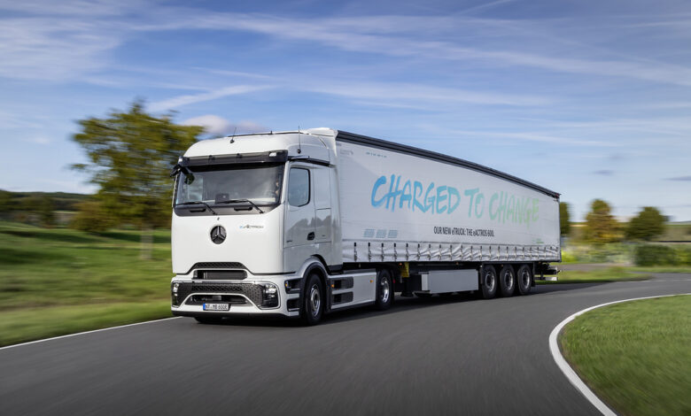Mercedes-Benz prezentuje nową e-ciężarówkę! Oto eActros 600 