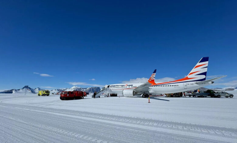 Smartwings znów ląduje na Antarktydzie. A w planach kolejne loty