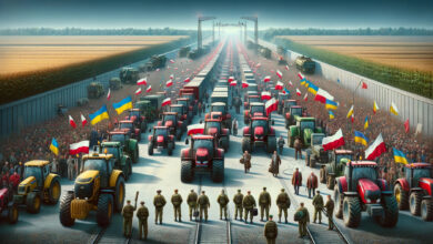 protest na granicy z Ukrainą. Plan Kijowa na naprawę sytuacji