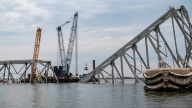 Zawalenie mostu w Baltimore sparaliżowało żeglugę. Sprzątanie idzie jak krew z nosa