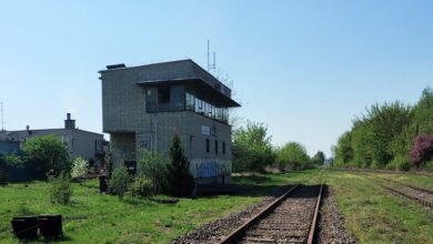 Łomża kolej transport kolejowy koleje tory Łomża stacja kolejowa inwestycje