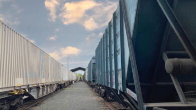 Niemcy przejęli terminal na Ukrainie transport intermodalny terminal kontenery transport towarowy