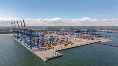 rekord Baltic Hub terminal transport morski żegluga morska kontenery