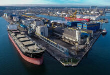 Port Gdynia terminal zbożowy statek ładunek